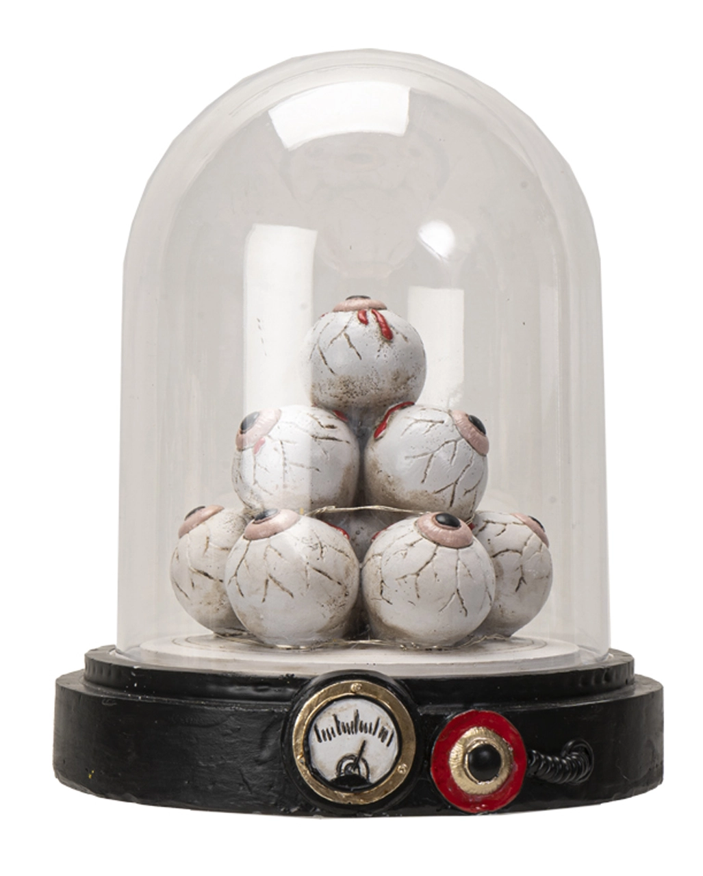 Beleuchteter Augenhügel Unter Glashaube 18cm 3 Beleuchteter Augenhügel Unter Glashaube 18cm