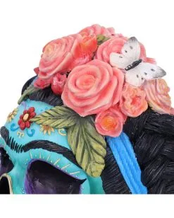 Calavera De Azucar Totenschädel 19cm 14 Calavera De Azucar Totenschädel 19cm -Halloween Totenköpfe Verkäufe calavera de azucar totenkopf calavera de azucar skull dia de los muertos figur 54563 05