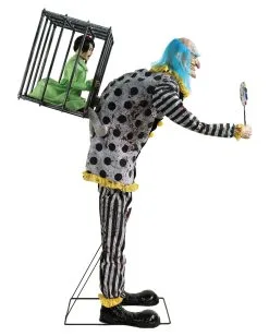 Happy Candy Clown Halloween Animatronic 8 Happy Candy Clown Halloween Animatronic -Halloween Totenköpfe Verkäufe creepy candy clown halloween animatronic geisterbahnfiguren und animatronics halloween deko mr happy candy clown animatronic 39614 3