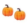 2er Set Deko Kürbisse 10 Cm -Halloween Totenköpfe Verkäufe deko kuerbis fuer halloween zwei stueck halloween pumpkin decoration two pieces halloween kuerbis halloween dekoration dekoartikel 39170