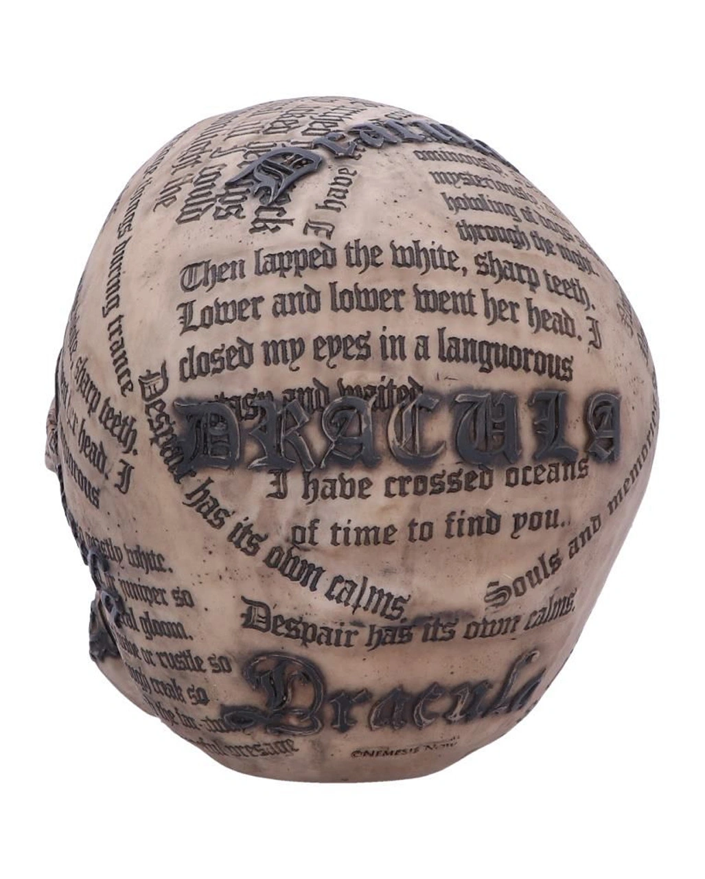 Dracula Totenkopf Mit Bram Stoker Zitaten 5 Dracula Totenkopf Mit Bram Stoker Zitaten – Bild 3