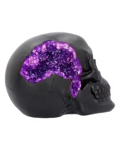 Geode Totenschädel Mit Violettem Gothic Glitter 14 Geode Totenschädel Mit Violettem Gothic Glitter -Halloween Totenköpfe Verkäufe geode totenkopf mit violetten gothic glitzer geode skull with purple gothic glitter 39526 06
