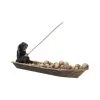 Sensenmann Mit Fähre Räucherstäbchenhalter 2 Sensenmann Mit Fähre Räucherstäbchenhalter -Halloween Totenköpfe Verkäufe grim reaper faehrmann raeucherstaebchenhalter grim reaper ferryman insence holder gothic deko 39254 01