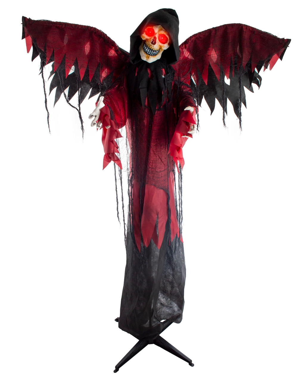 Sensenmann Mit Flügelbewegung, Licht & Sound 3 Sensenmann Mit Flügelbewegung, Licht & Sound