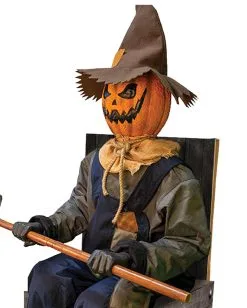 Schaurige Kürbis Vogelscheuche Halloween Animatronic 9 Schaurige Kürbis Vogelscheuche Halloween Animatronic -Halloween Totenköpfe Verkäufe grinsende kuerbis vogelscheuche halloween animatronic jack pumpkin halloween animatronic halloween und horror deko und animatronics 50974 3
