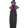 Märchenhexe Hängefigur Mit LED Augen 170cm 1 Märchenhexe Hängefigur Mit LED Augen 170cm -Halloween Totenköpfe Verkäufe gruene maerchenhexe haengefigur mit led augen halloween haenge deko 52041