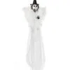 Weiße Hängende Geister Spinnen Hexe 53cm 1 Weiße Hängende Geister Spinnen Hexe 53cm -Halloween Totenköpfe Verkäufe haengende geister spinnenhexe weiss white hanging ghost stream dress halloween haenge deko 53799