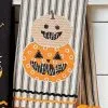 Gestreiftes Geschirrtuch Happy Halloween Kürbis 2 Gestreiftes Geschirrtuch Happy Halloween Kürbis -Halloween Totenköpfe Verkäufe halloween geschirrtuch happy halloween kuerbis halloween dishtowel happy halloween pumpkins halloween homeware 53110