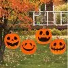Halloween Kürbis Gesichter Gartenstecker 4 St. 1 Halloween Kürbis Gesichter Gartenstecker 4 St. -Halloween Totenköpfe Verkäufe halloween jack o lantern kuerbis gartenstecker halloween jack o lantern yard sticks halloween deko 53667 01