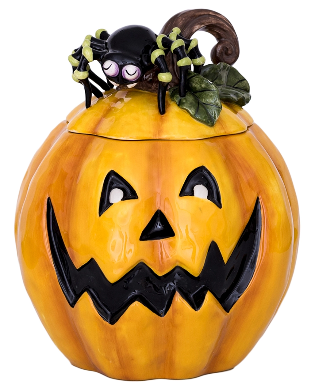 Keramik Keksdose Halloween Kürbis 24cm 3 Keramik Keksdose Halloween Kürbis 24cm