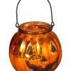 Kürbis Glas Laterne Für Halloween 14cm 2 Kürbis Glas Laterne Für Halloween 14cm -Halloween Totenköpfe Verkäufe halloween kuerbis laterne glas 14cm orange mercury glass pumpkin hochwertige halloween deko 52545
