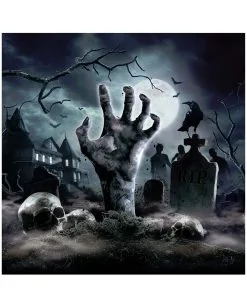 Zombie Friedhof Halloween Servietten 12 St.