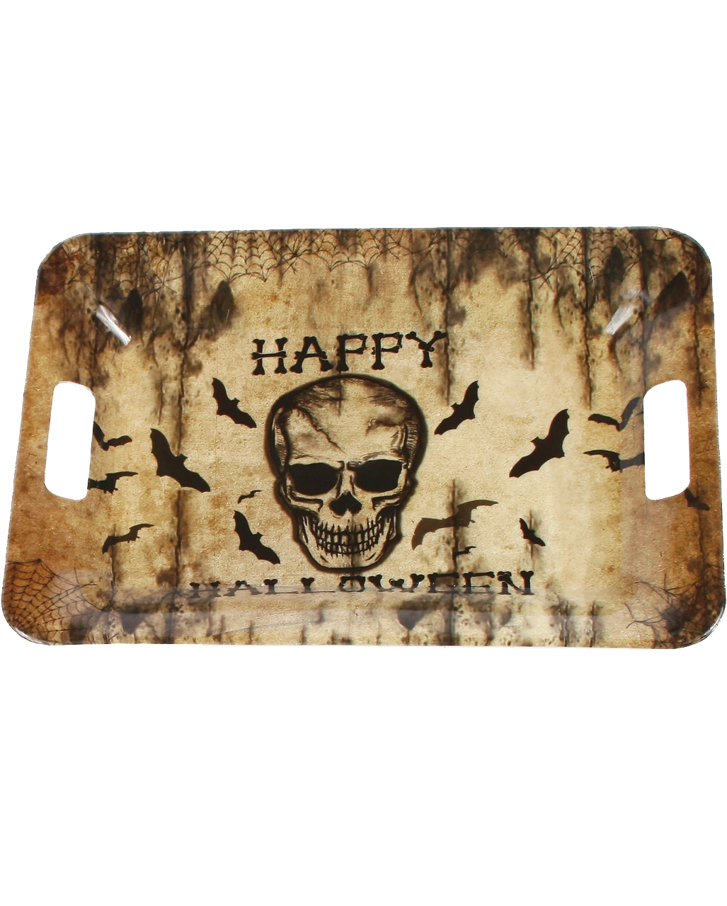 Tablett Happy Halloween Totenkopf 3 Tablett Happy Halloween Totenkopf