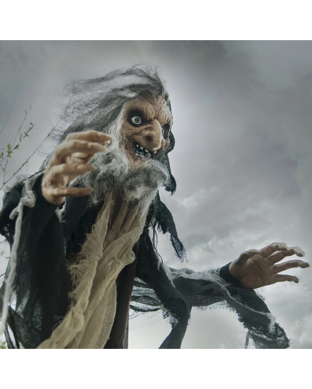 Halloween Figur Hexe Nahema 163cm 7 Halloween Figur Hexe Nahema 163cm – Bild 5