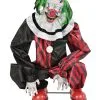 Hockender Horror Clown Animatronic Mit Bewegung 1 Hockender Horror Clown Animatronic Mit Bewegung -Halloween Totenköpfe Verkäufe hockender horror clown animatronic mit bewegung licht und sound 37580