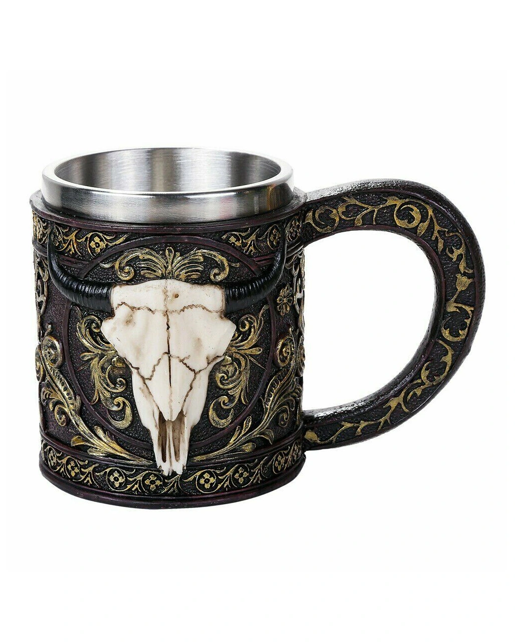 Bierkrug Mit Gehörntem Stierschädel 3 Bierkrug Mit Gehörntem Stierschädel
