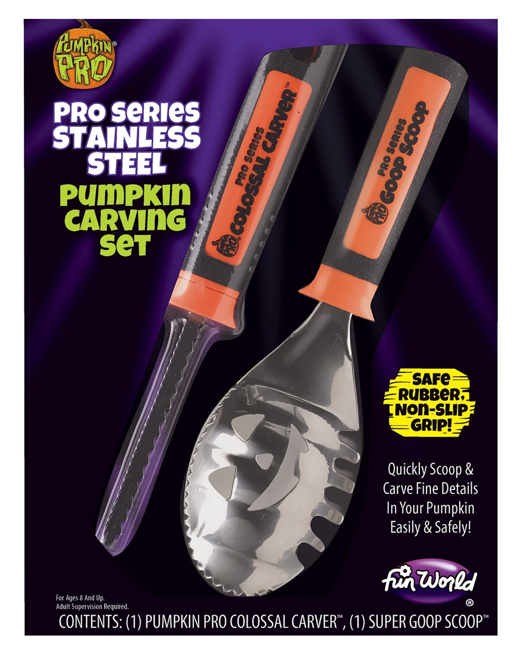 2-tlg. Kürbis Schnitzset 3 2-tlg. Kürbis Schnitzset