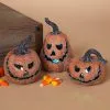LED Modriger Halloween Kürbis 10cm -Halloween Totenköpfe Verkäufe leuchtender kunststein halloween kuerbis 10cm lighted resin halloween pumpkin halloween kuerbis deko 54180