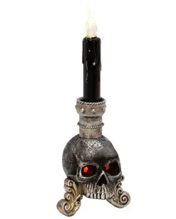 Leuchtender Totenschädel Mit Kerze 36cm 5 Leuchtender Totenschädel Mit Kerze 36cm -Halloween Totenköpfe Verkäufe leuchtender totenkopf mit kerze 36cm lighted stacking skull with candle halloween totenschaedel deko 52549 2