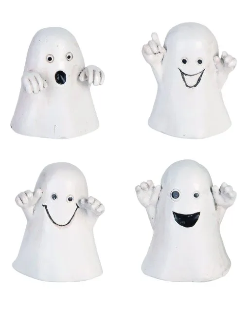 Kleine Gruselgeist Figur 4cm 2 Kleine Gruselgeist Figur 4cm -Halloween Totenköpfe Verkäufe mini gruselgeist dekofigur mini scary ghost figurine halloween tischdeko 52884 01