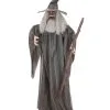 Mittelalterlicher Zauberer Halloween Animatronic 190cm 1 Mittelalterlicher Zauberer Halloween Animatronic 190cm -Halloween Totenköpfe Verkäufe mittelalterlicher magier halloween animatronic medieval wizard halloween animatronic halloween dekoration 53778 01