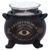 Spirit Hexenkessel Als Teelichthalter 9cm 1 Spirit Hexenkessel Als Teelichthalter 9cm -Halloween Totenköpfe Verkäufe ouija hexenkessel als teelichthalter spirit witches cauldron tealight holder gothic deko 51157 01