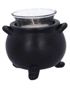 Spirit Hexenkessel Als Teelichthalter 9cm -Halloween Totenköpfe Verkäufe ouija hexenkessel als teelichthalter spirit witches cauldron tealight holder gothic deko 51157 03