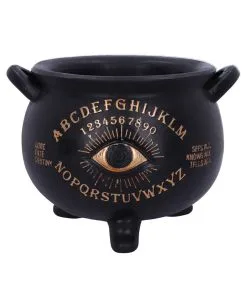 Spirit Hexenkessel Mit Auge 22,3cm 10 Spirit Hexenkessel Mit Auge 22,3cm -Halloween Totenköpfe Verkäufe ouija hexenkessel mit sehendem auge ouija witches cauldron with seeing eye halloween deko 51061 04