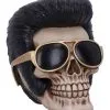Rock 'n' Roll Totenschädel 17cm 1 Rock 'n' Roll Totenschädel 17cm -Halloween Totenköpfe Verkäufe rock n roll totenkopf rock n roll totenschaedel rock n roll skull rockabilly wohnaccessoire 53392 01