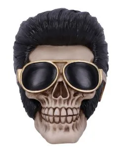 Rock 'n' Roll Totenschädel 17cm 10 Rock 'n' Roll Totenschädel 17cm -Halloween Totenköpfe Verkäufe rock n roll totenkopf rock n roll totenschaedel rock n roll skull rockabilly wohnaccessoire 53392 02