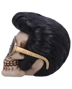 Rock 'n' Roll Totenschädel 17cm 11 Rock 'n' Roll Totenschädel 17cm -Halloween Totenköpfe Verkäufe rock n roll totenkopf rock n roll totenschaedel rock n roll skull rockabilly wohnaccessoire 53392 03