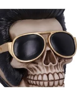 Rock 'n' Roll Totenschädel 17cm 13 Rock 'n' Roll Totenschädel 17cm -Halloween Totenköpfe Verkäufe rock n roll totenkopf rock n roll totenschaedel rock n roll skull rockabilly wohnaccessoire 53392 05