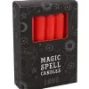 Rote "Liebe" Hexenkerzen 12 St. 1 Rote "Liebe" Hexenkerzen 12 St. -Halloween Totenköpfe Verkäufe rote liebe zauberkerzen red love spell candles wicca candles gothic deko 50677 01