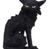 Salem Magierkatze 16,6cm 1 Salem Magierkatze 16,6cm -Halloween Totenköpfe Verkäufe salem hexenkatze 19cm salem witch cat 19 cm halloween tischdekoration schwarze katzenfigur 51042 01