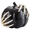 Kürbis Mit Greifenden Skeletthänden Schwarz 2 Kürbis Mit Greifenden Skeletthänden Schwarz -Halloween Totenköpfe Verkäufe schwarzer kuerbis mit skeletthaenden black pumpkin with skeleton hands halloween kuerbis deko 54694