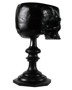 Schwarzer Totenschädel Als Ringehalter 21cm -Halloween Totenköpfe Verkäufe schwarzer totenkopf als ringehalter schwarzer totenschaedel als ringhalter black skull ring holder gothic wohnaccessoire 54858 04