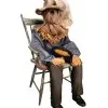 Sitzende Vogelscheuche Mit Schnappkopf 1 Sitzende Vogelscheuche Mit Schnappkopf -Halloween Totenköpfe Verkäufe sitzende vogelscheuche mit schnappkopf sitting scarecrow with snapping head halloween animatronic 38880 01