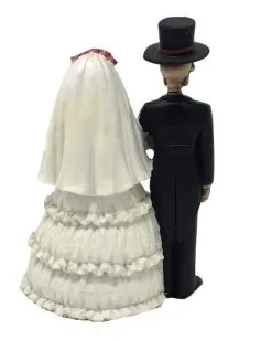 Skelett Hochzeitspaar 14 Cm -Halloween Totenköpfe Verkäufe skelett brautpaar day of the dead hochzeitspaar dia de los muertos brautpaar 36506 03