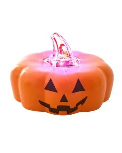 Scary Kürbis LED Teelicht 7cm