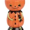 Halloween Bowl Buddy Johanna Parker Schale Kürbis 24cm -Halloween Totenköpfe Verkäufe stehende johanna parker halloween schale kuerbis 24cm standing johanna parker halloween bowl pumpkin 54053