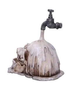 Tapped Drowning Totenkopf -Halloween Totenköpfe Verkäufe tapped drowning totenschaedel deko gothic halloween und horror deko tapped drowning skull decor 51004 2