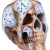 Die Zeit Vergeht Uhren Schädel 17,5cm 2 Die Zeit Vergeht Uhren Schädel 17,5cm -Halloween Totenköpfe Verkäufe time goes by uhren schaedel 175cm time goes by clock skull die zeit vergeht totenkopf gothic deko 53997