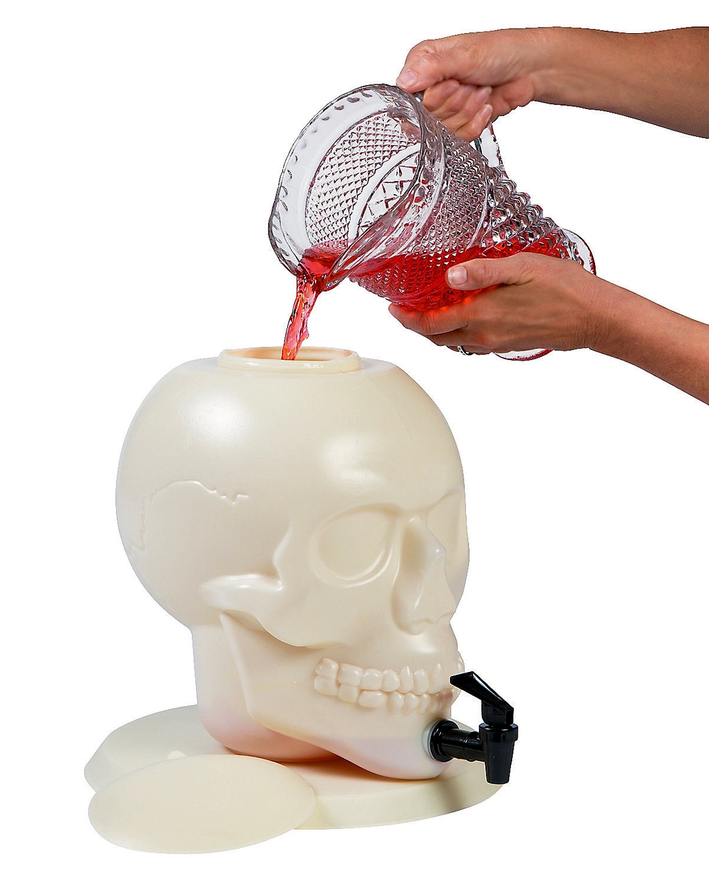 Totenkopf Getränkespender 5 Totenkopf Getränkespender – Bild 3