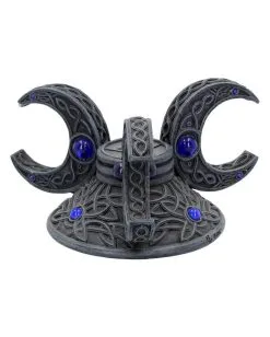 Dreifach Mond Kristallkugel Halter 10cm -Halloween Totenköpfe Verkäufe triple moon kristallkugel halter triple moon wahrsagekugel halter triple moon crystal ball holder 50793 04