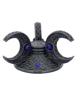 Dreifach Mond Kristallkugel Halter 10cm -Halloween Totenköpfe Verkäufe triple moon kristallkugel halter triple moon wahrsagekugel halter triple moon crystal ball holder 50793 05