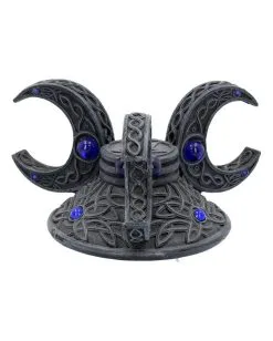 Dreifach Mond Kristallkugel Halter 10cm -Halloween Totenköpfe Verkäufe triple moon kristallkugel halter triple moon wahrsagekugel halter triple moon crystal ball holder 50793 06