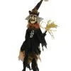 Strampelnde Hexe Hängefigur 1 Strampelnde Hexe Hängefigur -Halloween Totenköpfe Verkäufe zappelnde hexe haengefigur kicking witch hanging prop halloween deko 54107 01