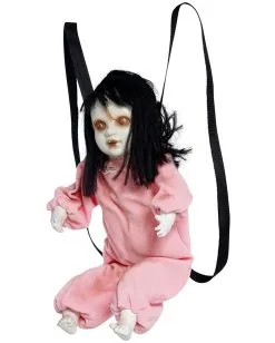 Animierte Zombie Puppe Zum Umschnallen 57cm 8 Animierte Zombie Puppe Zum Umschnallen 57cm -Halloween Totenköpfe Verkäufe zappelnde zombie puppe zum umschnallen fidgeting zombie strap on doll halloween animatronic rucksack 53370 3