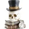 Magische Bücher Mit Totenkopf Dekofigur 30cm 1 Magische Bücher Mit Totenkopf Dekofigur 30cm -Halloween Totenköpfe Verkäufe zauberbuecher mit totenschaedel dekofigur halloween und gothic deko und homeware 54591